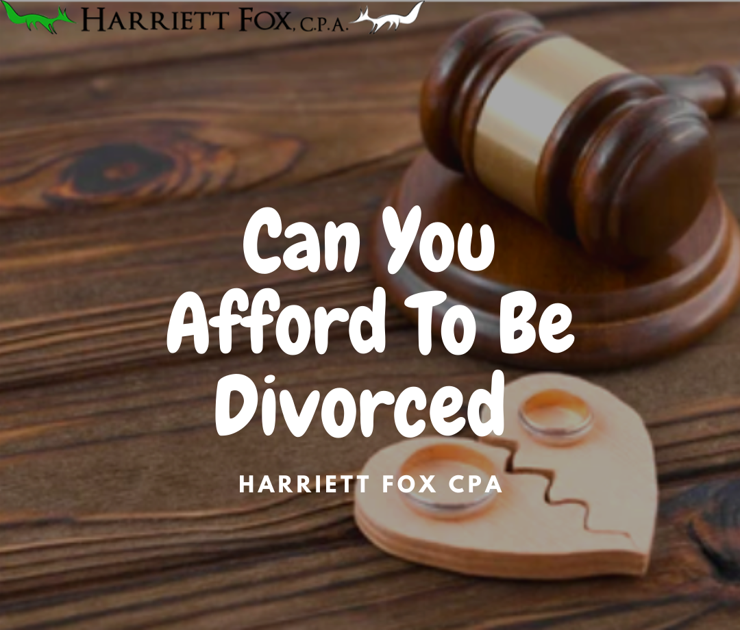 Can You Afford To Be Divorced