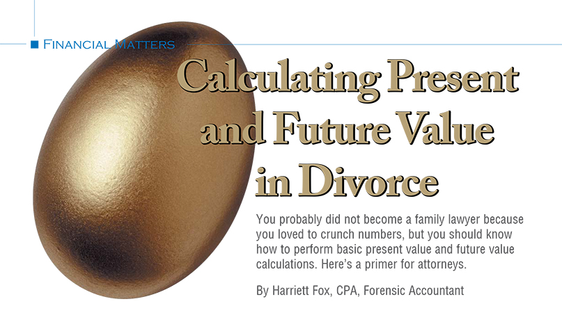 Calculating Present And Future Value In Divorce
